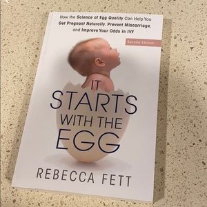 It Starts with the Egg by Rebecca Fett book, new!